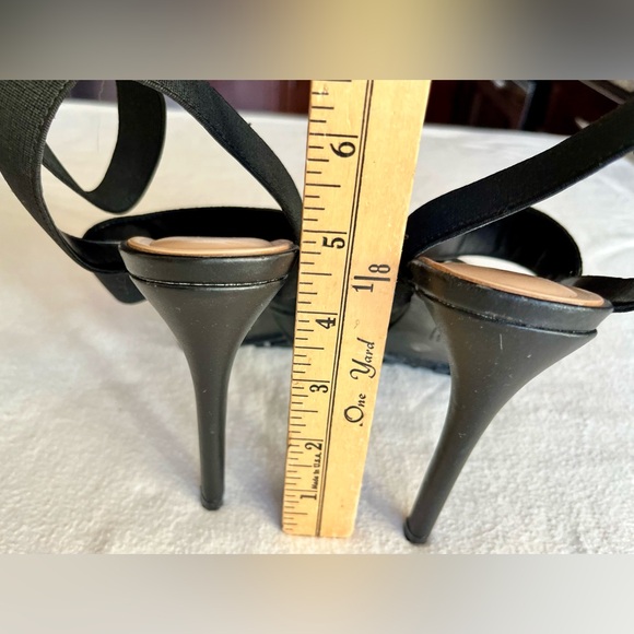 INC International Concepts Black Strappy Heels - Picture 9 of 9